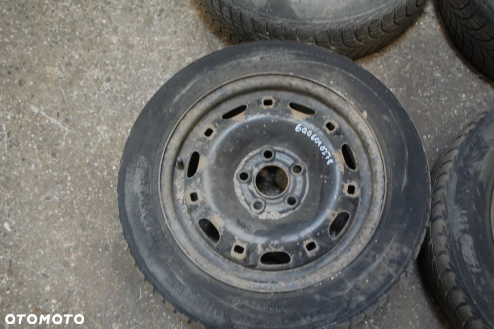 FELGI STALOWE Z OPONAMI ZIMOWYMI 6Q0601027P 5X100 ET43 6J 185/65R14 165/65R14 KLEBER VW FOX SEAT SKODA - 12