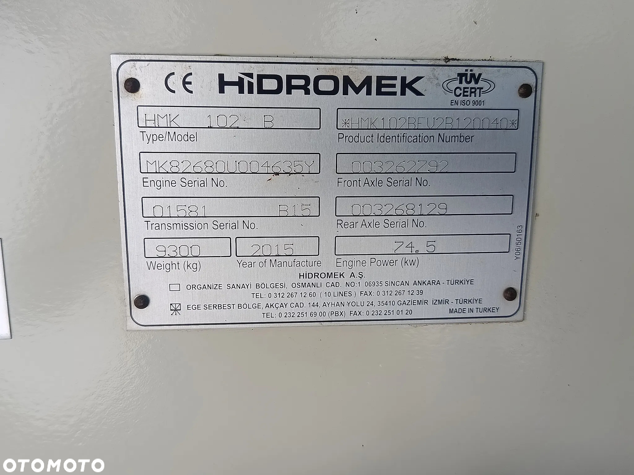 Hidromek 102b - 14