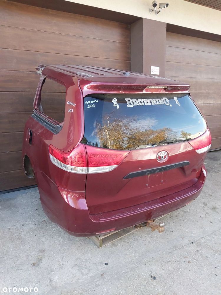 TOYOTA SIENNA kompletny TYŁ ćwiartka zderzak klapa - 2