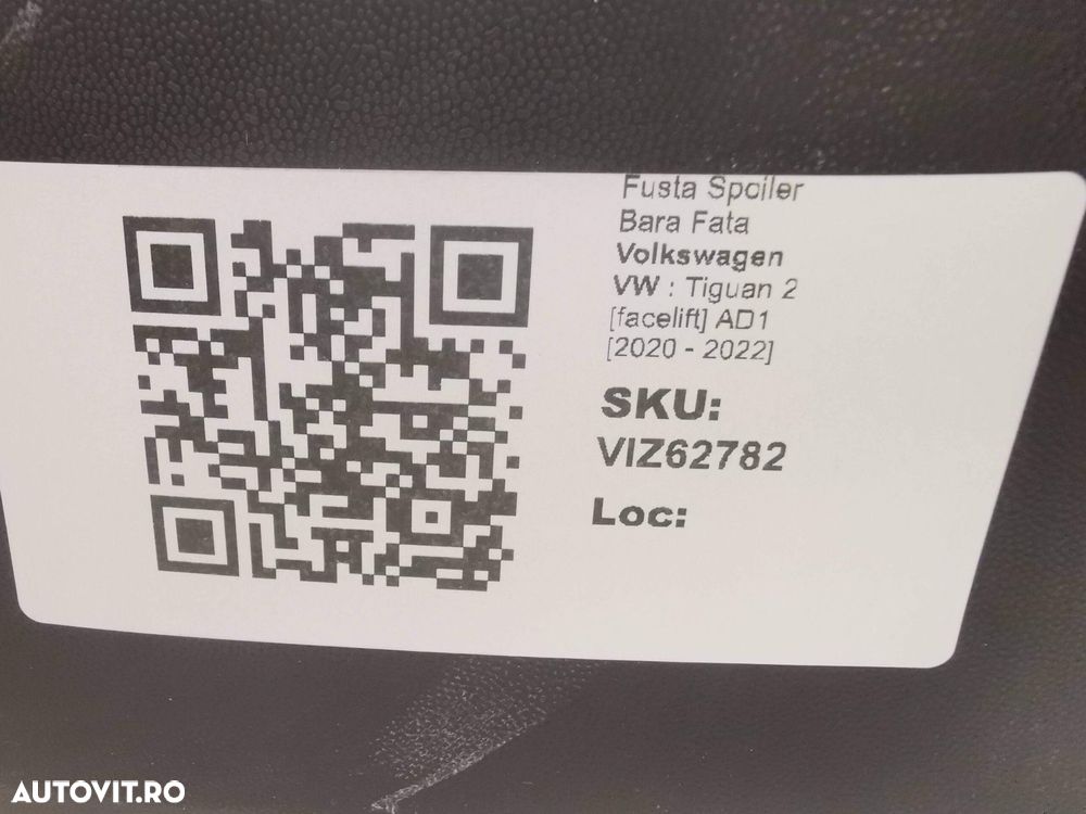 Fusta Spoiler Bara Fata Volkswagen VW  Tiguan 2 [facelift] AD1 2020 20 - 8
