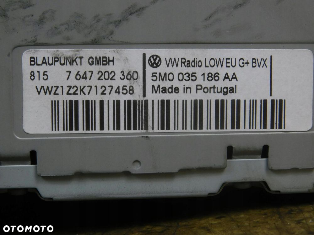 5M0035186Aa Radio Fabryczne Vw Polo V 6R 1.6 Tdi Cr 2009-2014 - 3