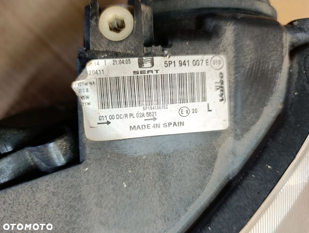 Altea lampa przednie przód bi xenon skrętny LIFT stan bdb bez uszkodzeń kompletna z przetwornicami żarówkami itp EUROPA - 5