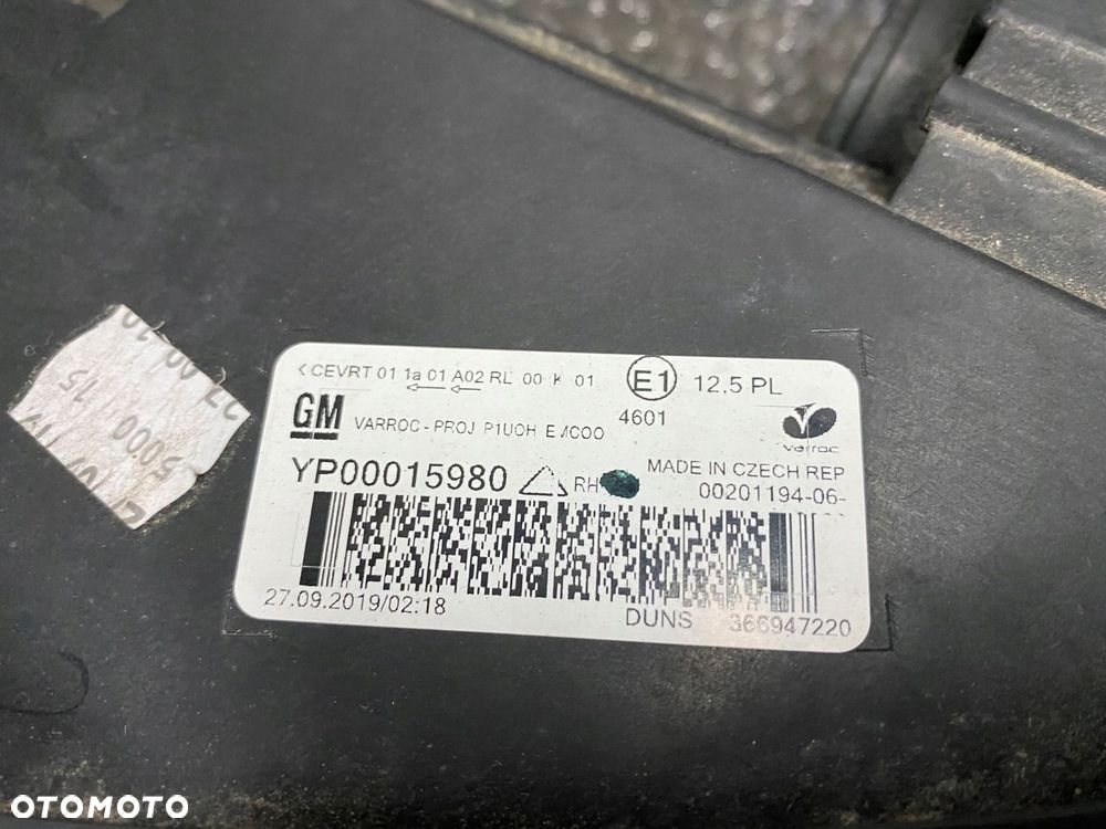 LAMPA PRAWA FULL LED OPEL GRANDLAND X YP00015980 - 5