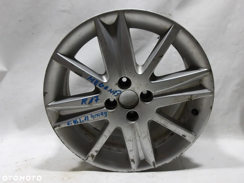 FELGA ALUMINIOWA 17 CALI R17 6.5J RENAULT MEGANE II SCENIC II F-VAT - 3