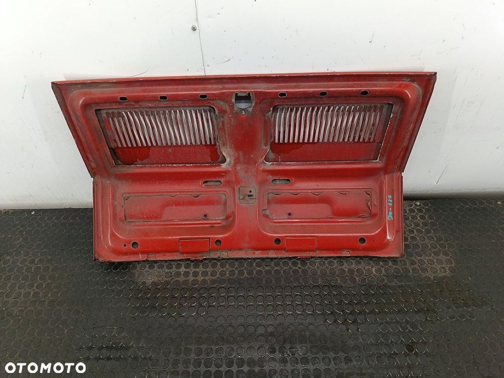 KLAPA BAGAŻNIKA FIAT 126 CZERWONA - 3