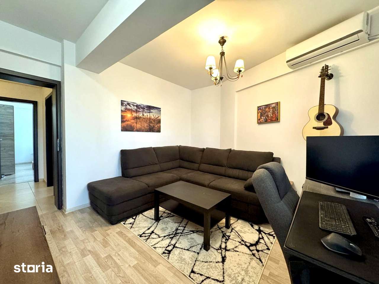 Apt 2 camere D Nicolina-Gara / bloc nou mobilat&utilat + parcare! — fotografia 1