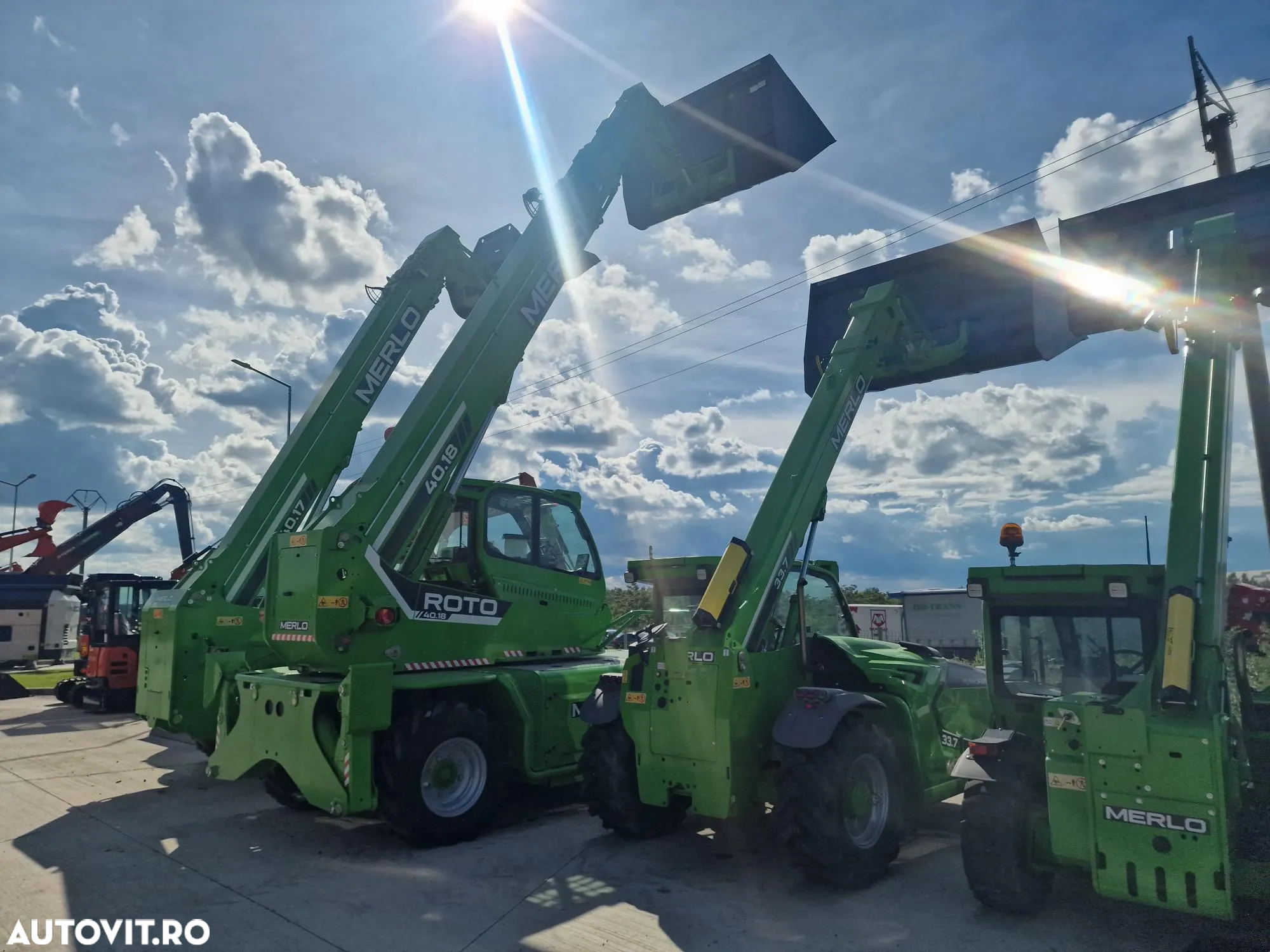 Merlo ROTO la 18m, Furci, cupa, AC, Cupla rapida, posibilitate leasing 5 ani, garantie 2 ani, nefolosit, produs in Italia-PROMOTIE 163.000 EUR+Tva - 33