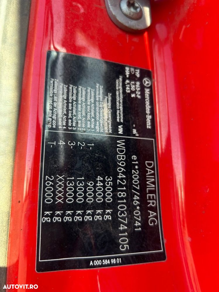 Mercedes-Benz Arocs 3552,Palfinger Epsilon M100L86, Graifer, Factura externa - 37