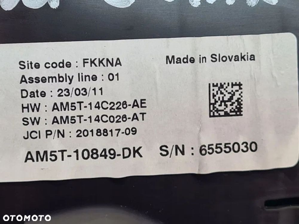 LICZNIK ZEGAR FORD C-MAX MK2 2.0TDCI AUTOMAT - 4