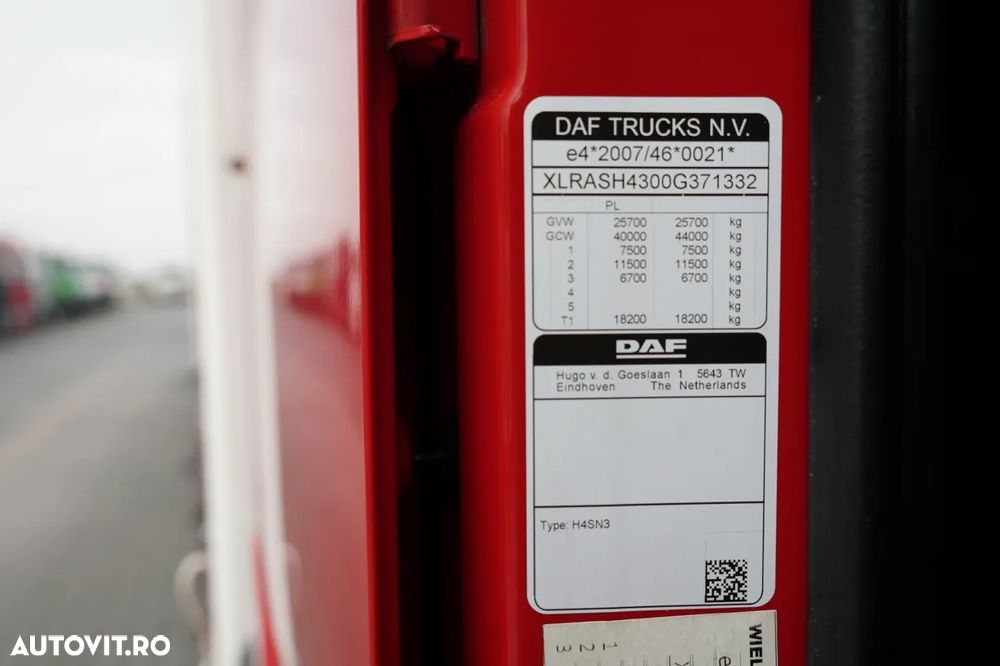 DAF XF 480 / COMBINAȚIE TANDEM / 120 M3 / TRAFFIC / 6x2 / PUNȚĂ RIDICABILĂ / WIELTON / SAF 2021 - 36