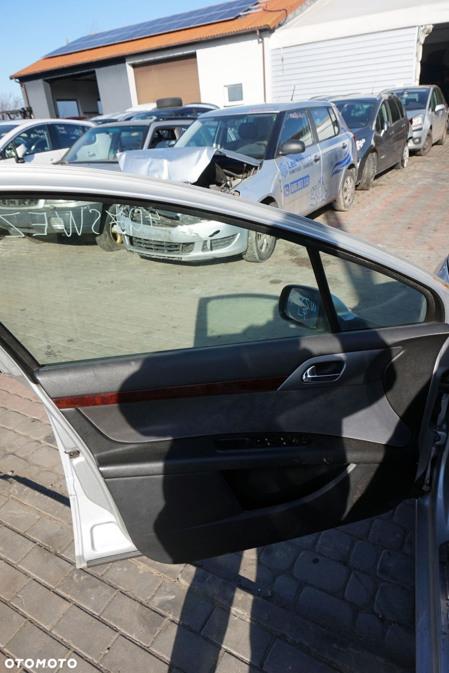 DRZWI PRZEDNIE LEWE 407 SW KOMBI EZRC  SREBRNY PEUGEOT 2004-2007 - 8