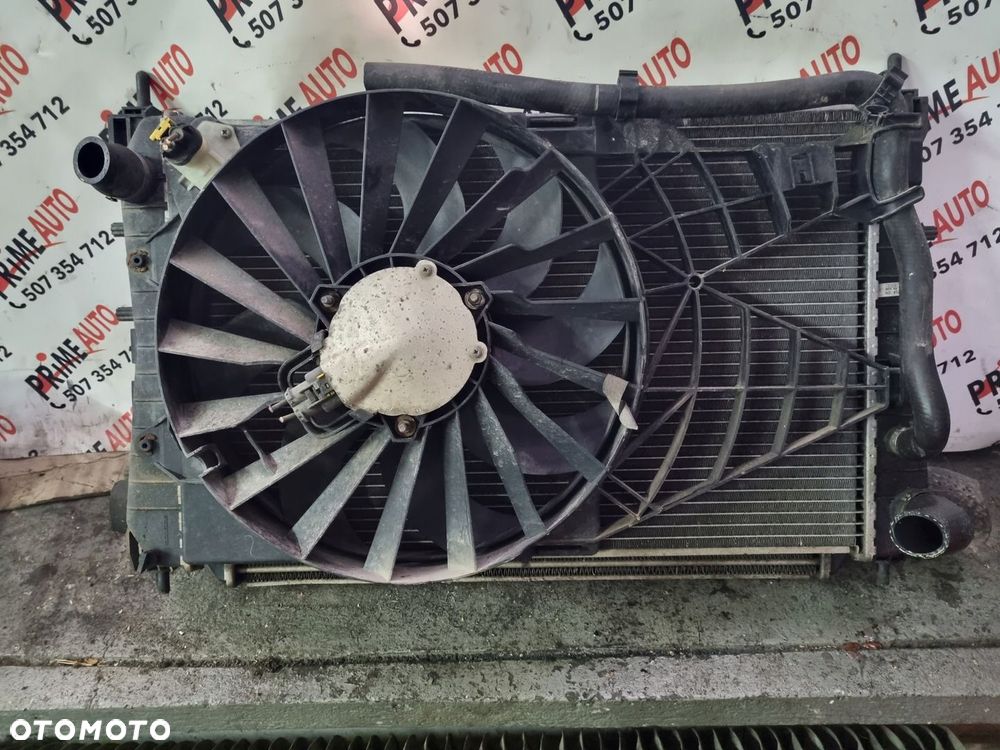 FIAT LINEA 07-15 r. 1,4 T-JET chłodnica wody + intercooler + wentylator * - 3