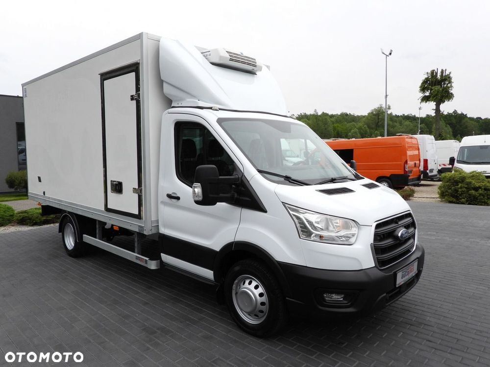 Ford TRANSIT KONTENER / CHŁODNIA 5*C / TEMPOMAT LEDY BLIŹNIACZE KOŁA KLIMATYZACJA  130KM - 5