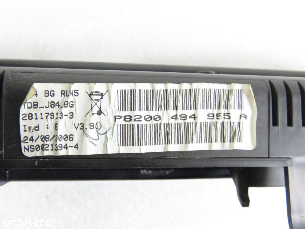 LICZNIK RENAULT SCENIC II 1.5 dCi (JM1F) - K9K 724 8200494955A - 3