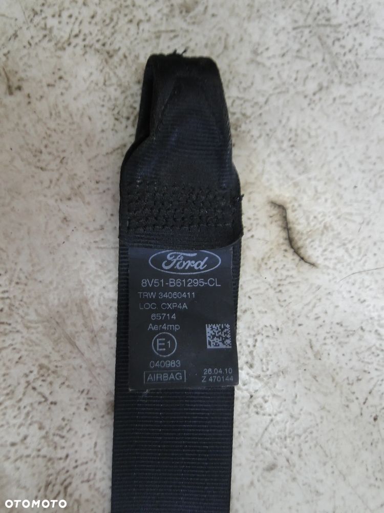 FORD FIESTA MK7 VII DESKA KONSOLA PODUSZKI AIRBAG PASY SENSOR KOMPLET ORYGINAŁ EUROPA - 4