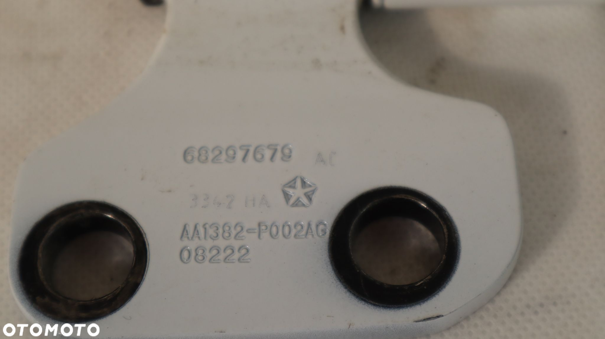 JEEP WRANGLER JL 18- ZAWIASY DRZWI LEWYCH TYŁ 68297677AC,  68297679AC - 4