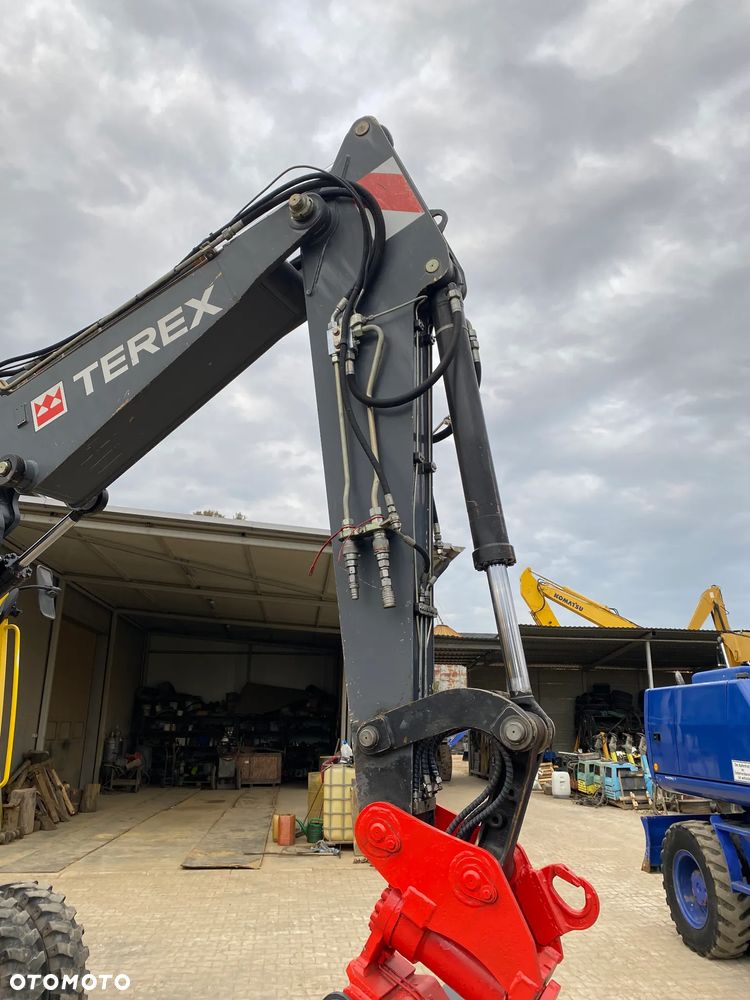 Terex TW85, GŁOWICA POWERTILT, 2 ŁYŻKI, RAMIĘ 3X ŁAMANE, KRÓTKI TYŁ, Z NIEMIEC, SUPER STAN, - 40