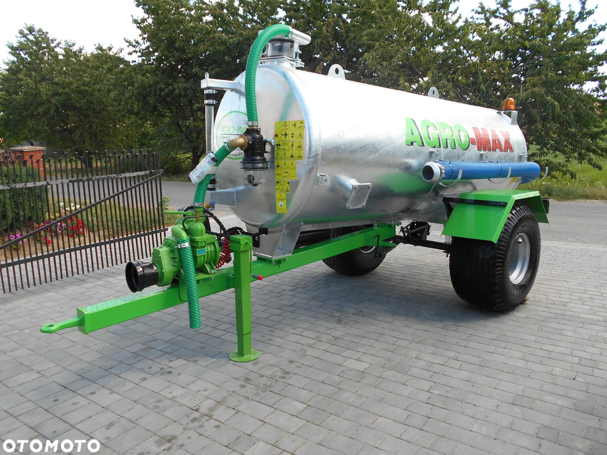 Beczka/ wąż/WÓZ ASENIZACYJNY/ beczkowóz/ wóz na gnojowicę AGROMAX - 1