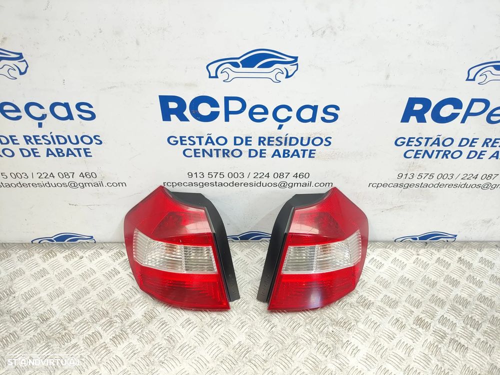 Farolins traseiros trás direito esquerdo originais BMW Serie 1 E81 E87 Pré LCI de 2004 a 2007 - 11