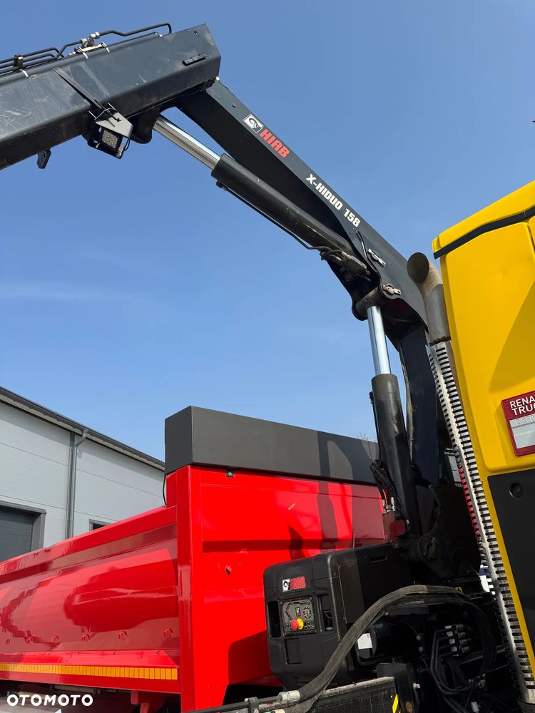 Renault GAMA C380 WYWROTKA 6x4 HDS HIAB 158 B-2+ PILOT HYDROBURTA ROK 2018 - 7