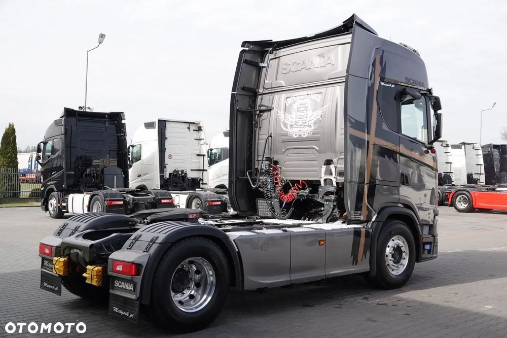 Scania S 500 / RETARDER / KLIMA POSTOJOWA / ALUFELGI / SKÓRY / OPONY 100% / ZBIORNIKI 1 400 L - 8