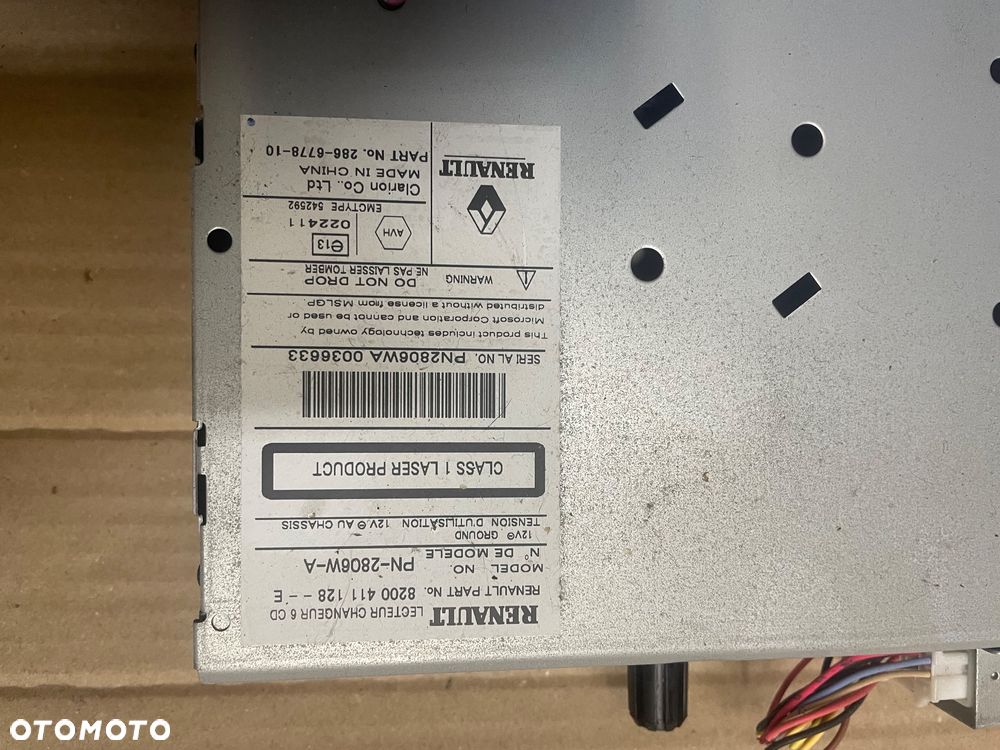 8200411128 radio fabryczne renault espace IV 4 lift - 3