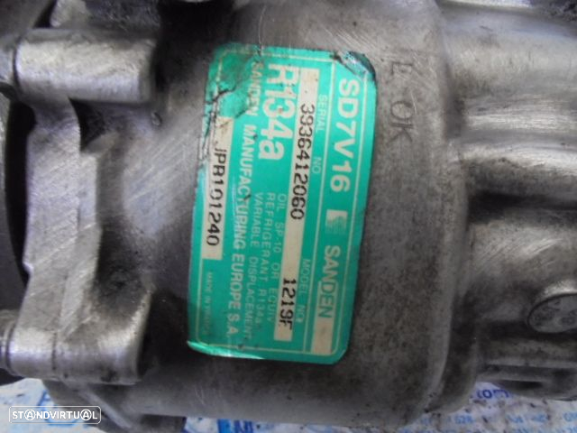Compressor AC JPB101240 ROVER 25 2001 1.4 103CV 5P CINZA GASOLINA SANDEN MG ZR 2001 1.4I 103CV 5P VERMELHO GASOLINA SANDEN - 5