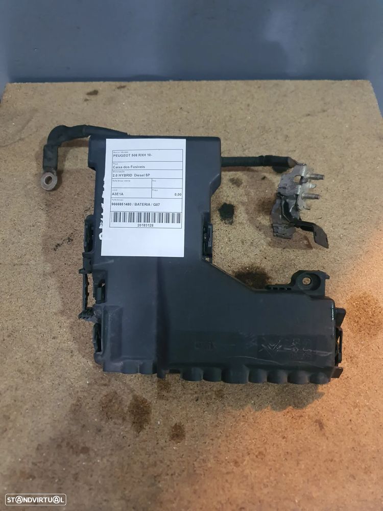 CAIXA FUSIVEIS BATERIA PEUGEOT 508 RXH / 9666851480 / G07 - 1