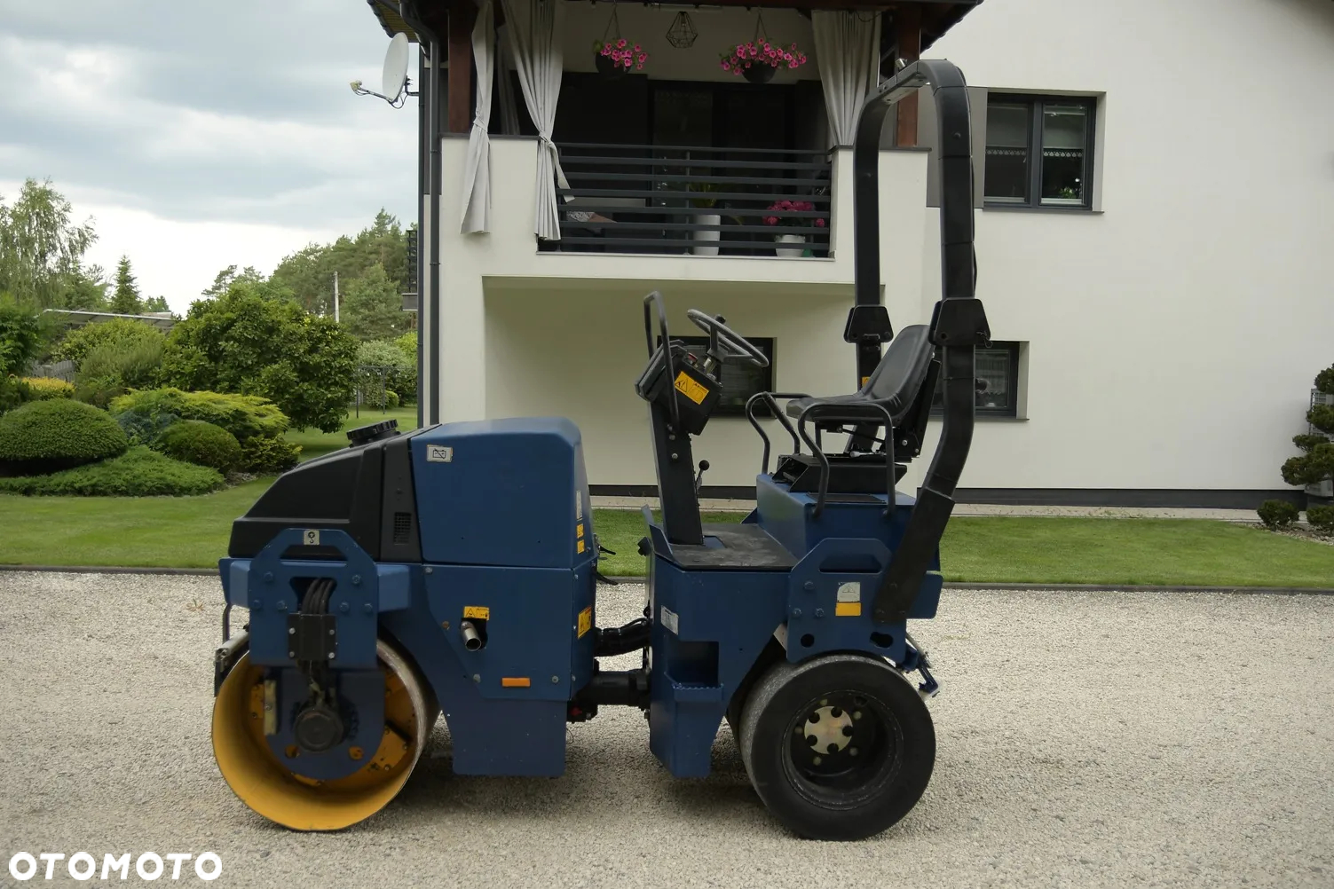 Dynapac WALEC DYNAPAC * + LAWETA DO TRANSPORTU * SUPER ZADBANY! - 9
