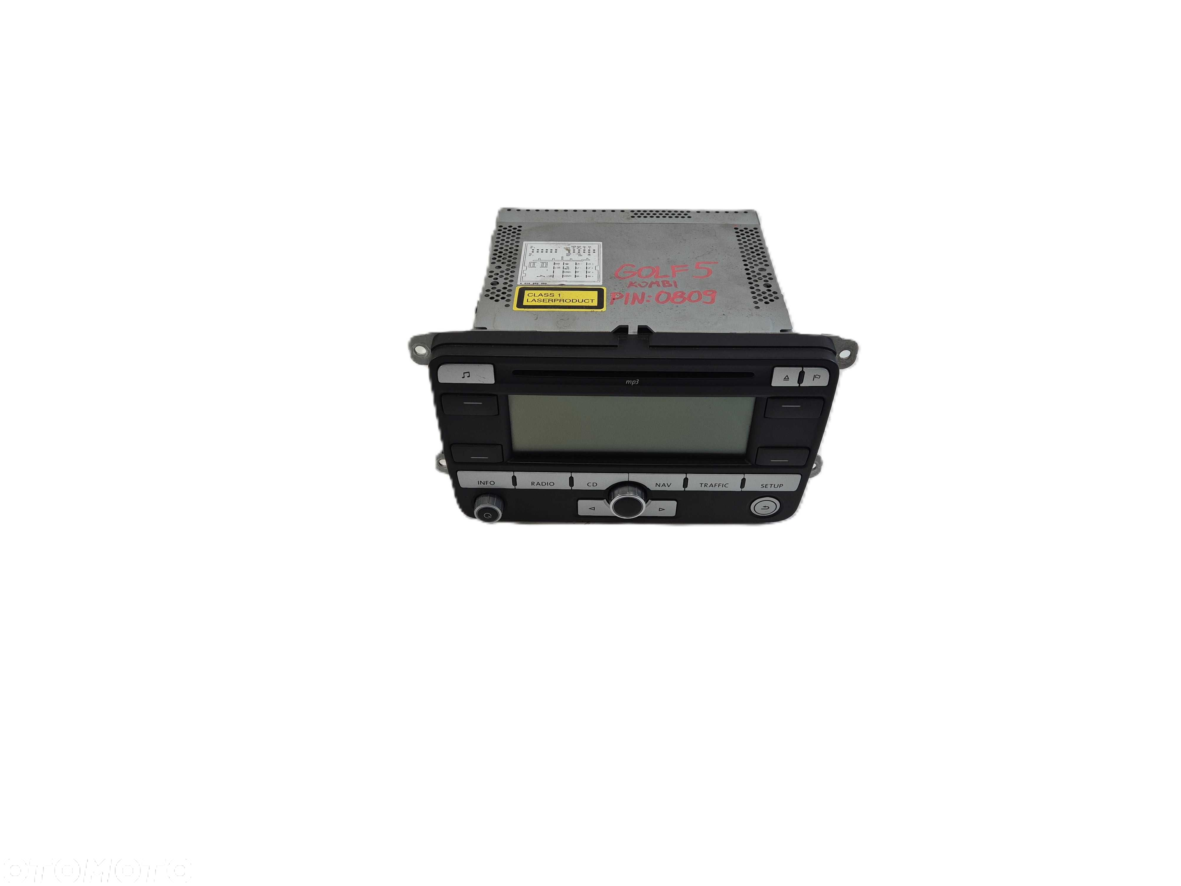 Radio Navigation GPS VW GOLF V 5 z Kodem Passat B6 Oryginał - 2