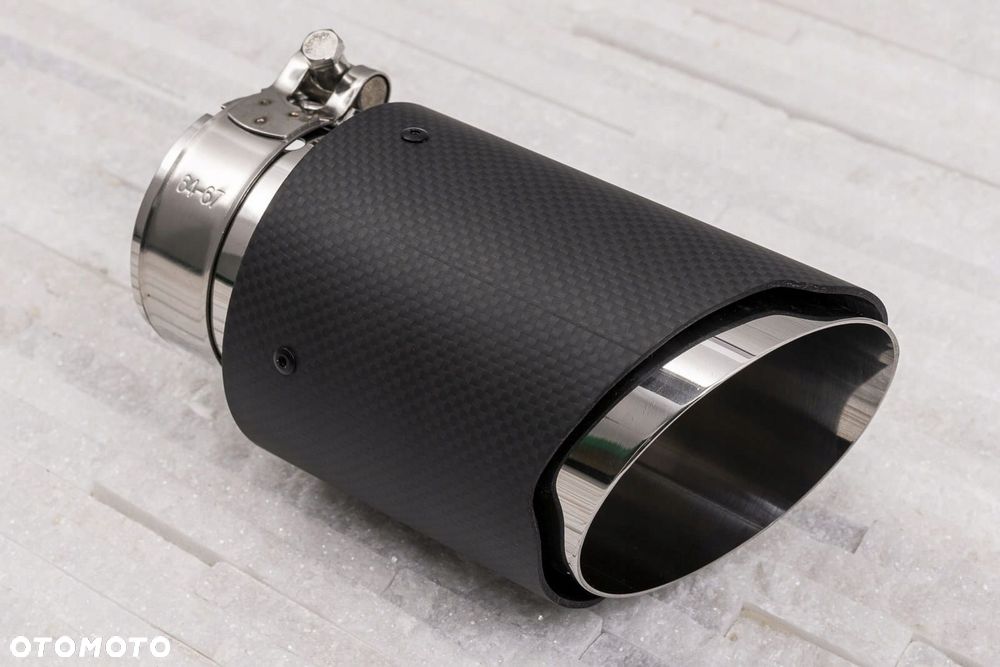końcówka wydechu karbon 64 mm l 170 honda hr-v ii iii - 4