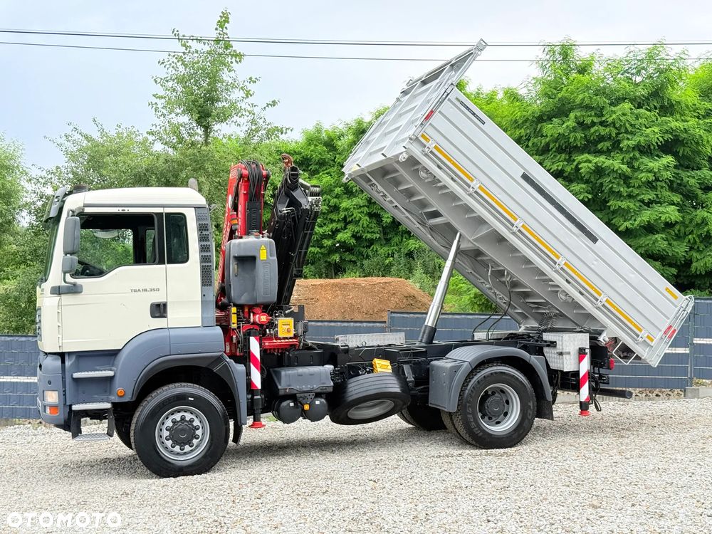 MAN * MAN TGA 18-350 * 4x4 * HDS Fassi 235 CXP * Kiper Wywrotka * Sprowadzony* Bardzo Dobry Stan * - 28