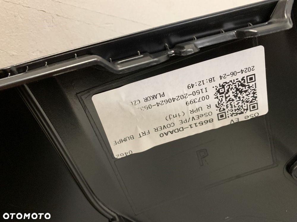 NOWY ORYGINALNY PRZEDNI PRZÓD ZDERZAK HYUNDAI KONA LIFT EV ELECTRIC 20-25 86511-DDAA0 - 9