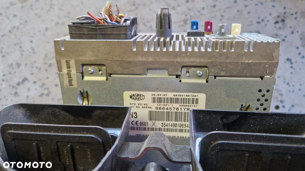CITROEN C5 I LIFT RADIO NAWIGACJA 96645761YW - 2