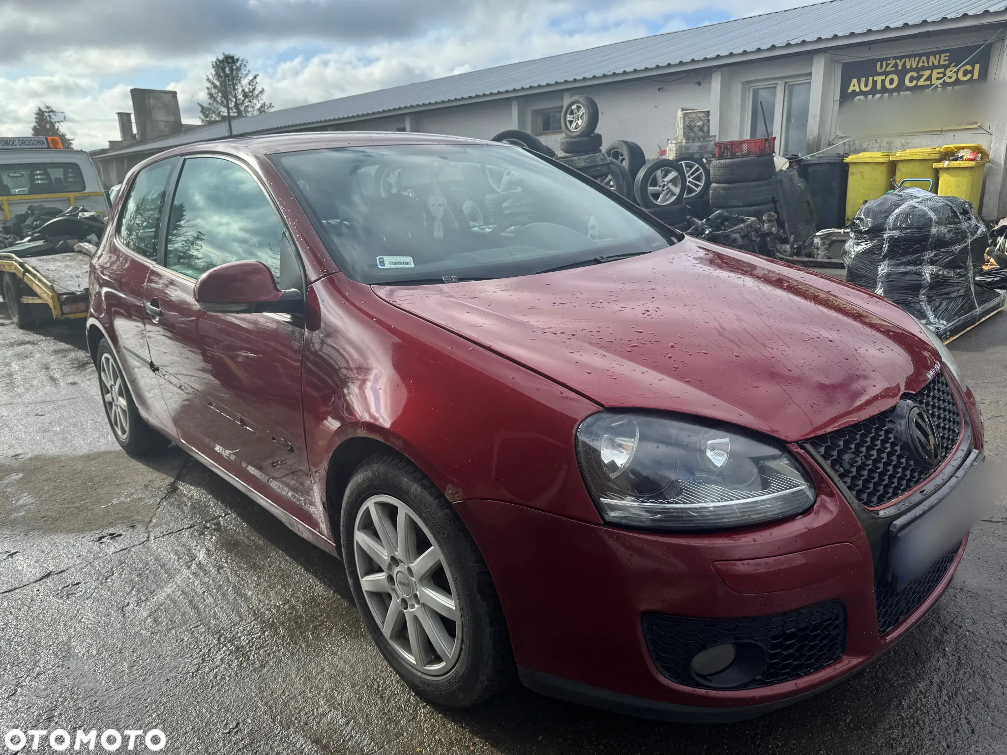 VW GOLF V 2003 1.9 TDI 105KM LA3W CZERWONY NA CZĘŚCI - 3