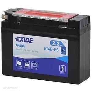 Akumulator EXIDE 12V 2.3Ah AGM ET4B-BS, YT4B-BS Rybnik