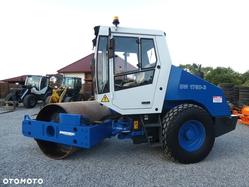 Bomag BW178D-3 / Guma - Stal / Walec Drogowy / Super Stan / 2600mtg / - 35