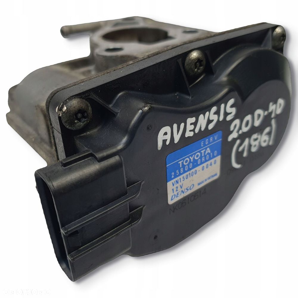 ZAWÓR EGR Toyota Avensis T27 2.0 D4D 25800-0R010 VN150100-0040 - 1
