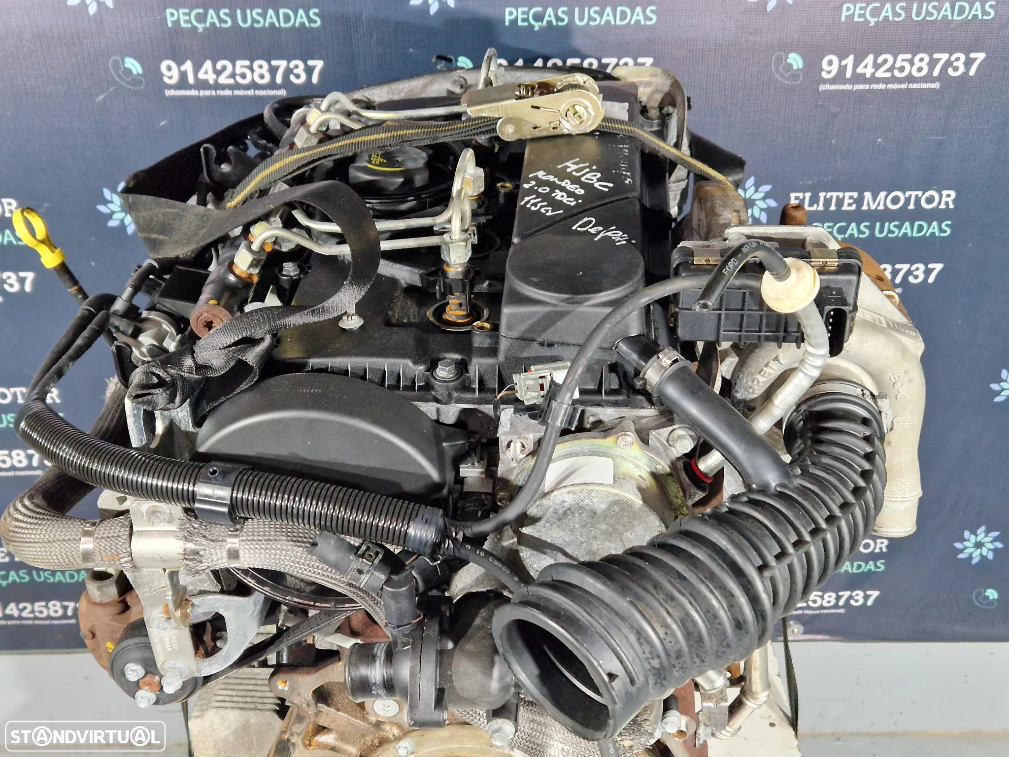 Motor usado HJBC FORD MONDEO 3 2.0 TDCI 115CV DELPHI - 7