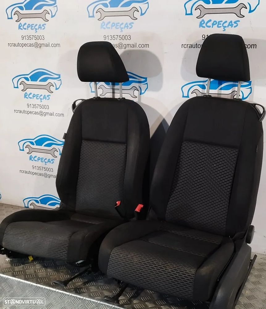 BANCO BANCOS RECLINÁVEIS VOLKSWAGEN VW GOLF VI MK6 TECIDO AIRBAG FRENTE FRONTAL TRASEIRO TRÁS - 4
