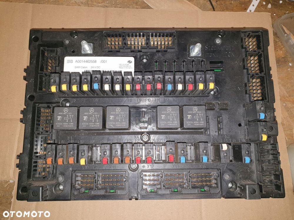 actros mp4 arocs moduł kaseta sterownik bezpieczników sam cabin 0014462558 - 1