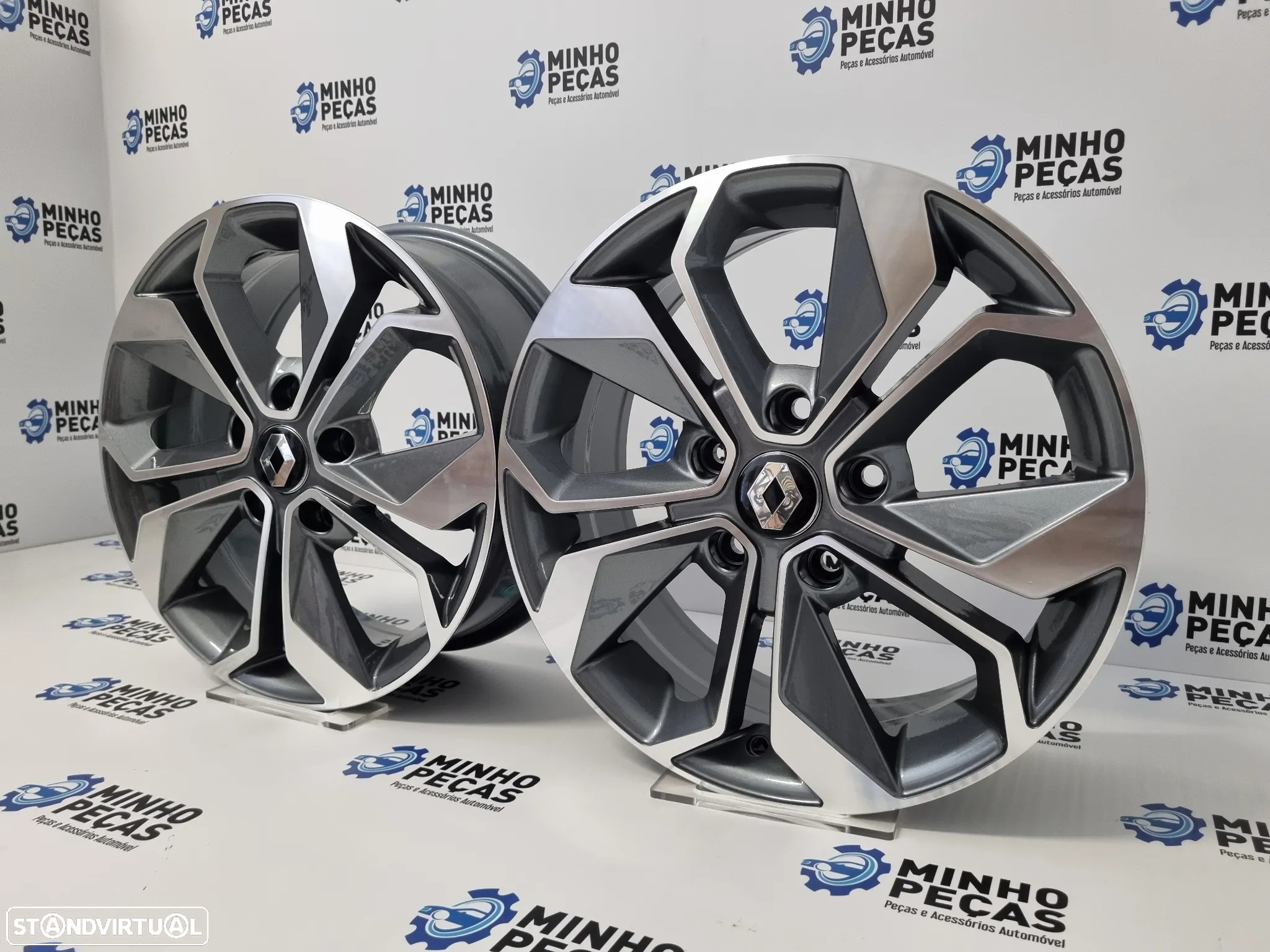 Jantes Renault Megan 4 GT LINE em 16 GunMetal (5x114.3) - 2