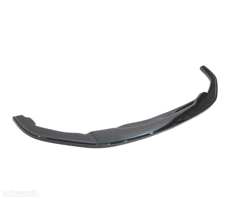 SPOILER LIP FRONTAL BMW F22 F23 14-15 LOOK M PRETO BRILHANTE - 2