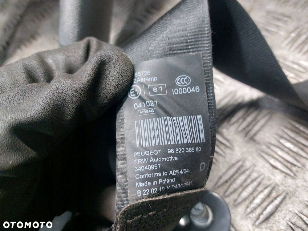 ZESTAW AIRBAG POSTRZAŁOWY PEUGEOT 5008 I 9666775480 96845302ZE - 11
