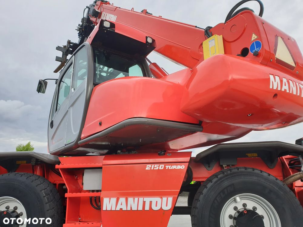 Manitou MRT ROTO 2150 Privilege KOSZ/WIDŁY/PILOTY SPROWADZONA PIĘKNY STAN - 25
