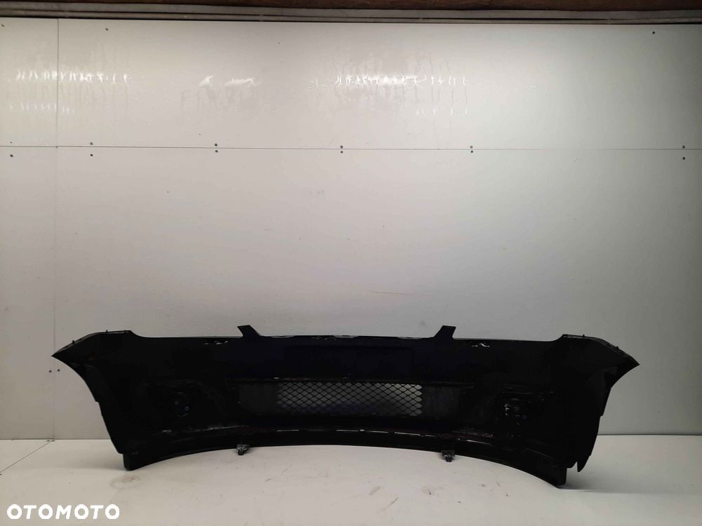 ^ ZDERZAK PRZÓD PRZEDNI FORD FIESTA MK.6 6 VI LIFT FL D2 CZARNY HALOGENY - 7
