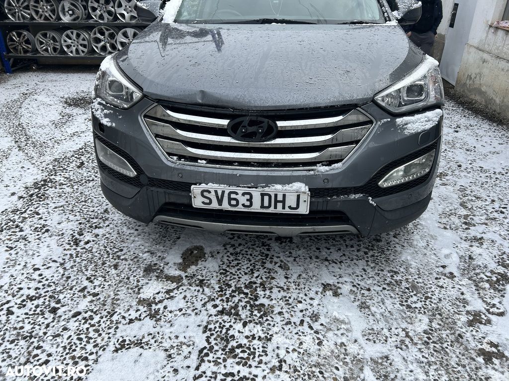 Bara fata Hyundai Santa Fe 3 2012 - 2016 GRI (1193) model fara spalatoare far - 1