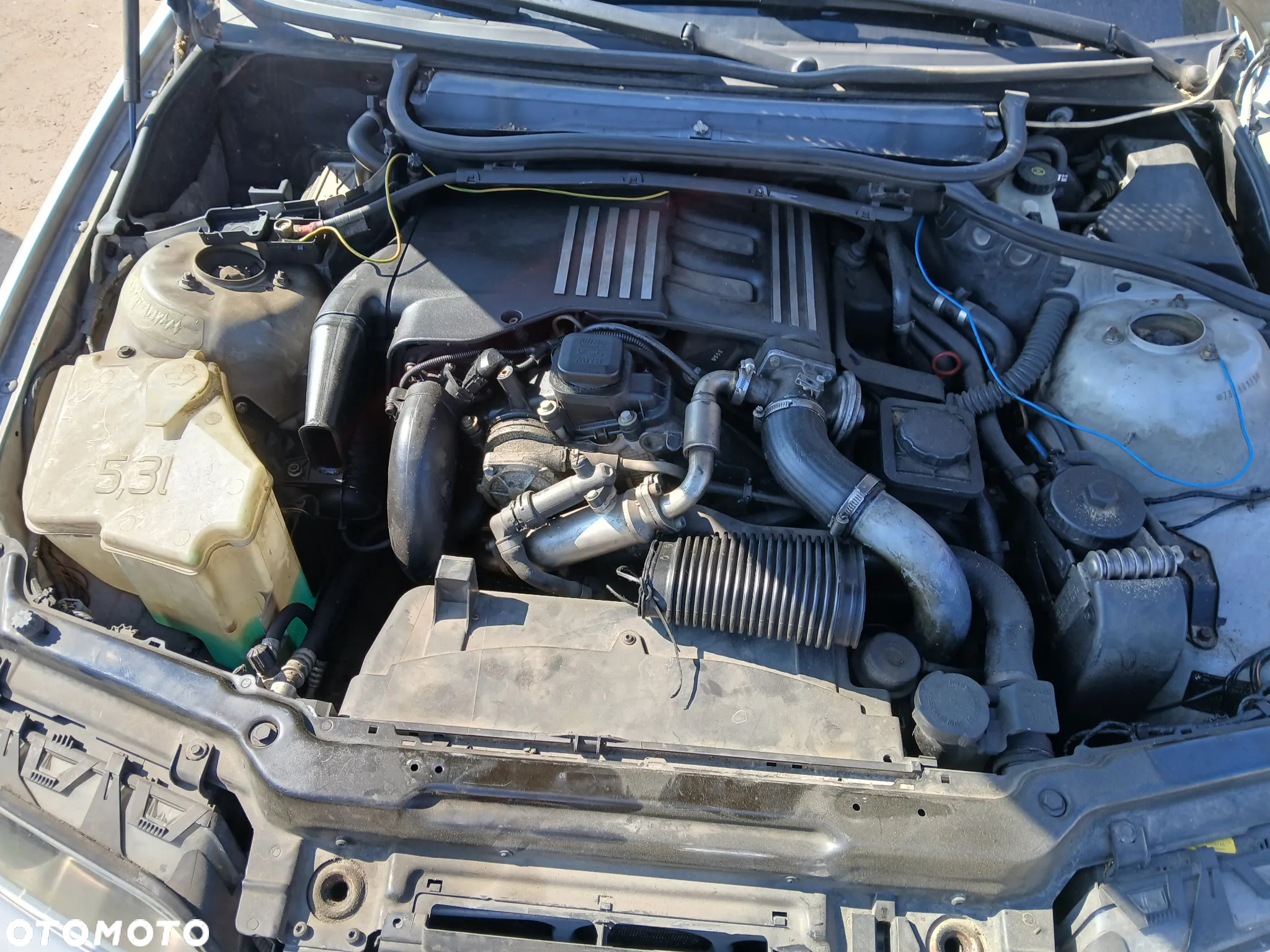 BMW E46 silnik 2.0 D M47D20 skrzynia M47 napęd sanki belka wahacz wahacze zacisk zaciski zwrotnica - 2