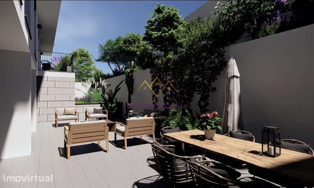 T3 com Piscina aquecida, ginásio e terraço no rooftop - Loures - Grande imagem: 3/23