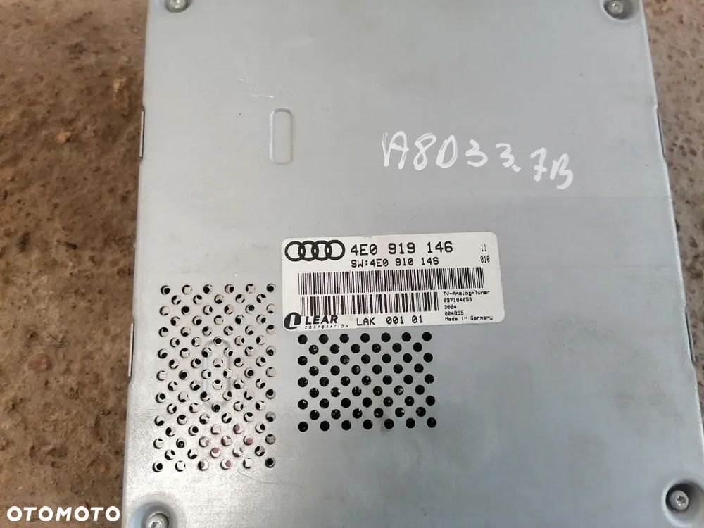 Sterownik Tuner Moduł TV Audi A8 D3 4E0919146 - 2